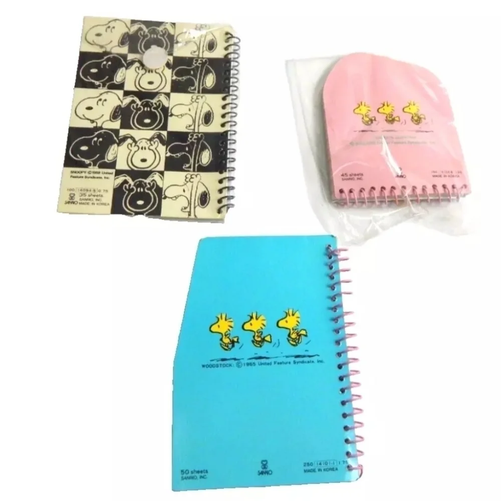 Sanrio Vintage Snoopy Notebook Bundle